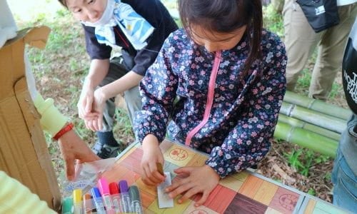 クラフト　環境学習　間伐材活用