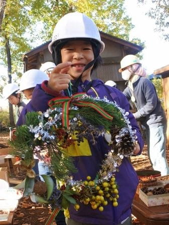 クリスマスリース 完成