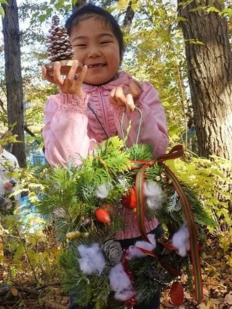 クリスマスリース 完成