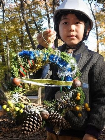 クリスマスリース 完成