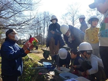 団体さんからの解説風景