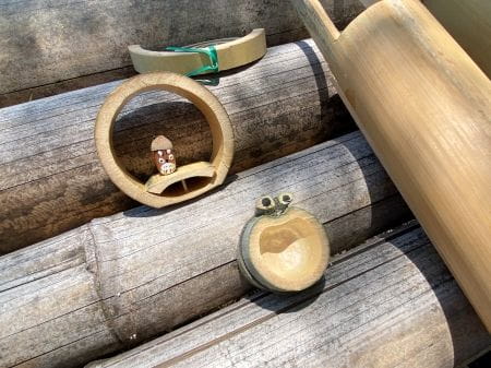 竹のクラフト体験