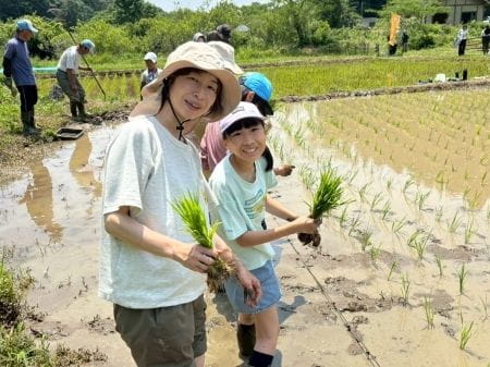 親子ツーショット