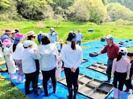 講師の方による作業工程説明