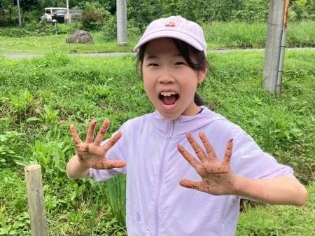 元気いっぱいの女の子