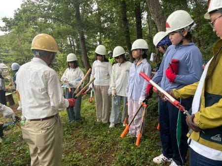 道具の持ち方のレクチャー