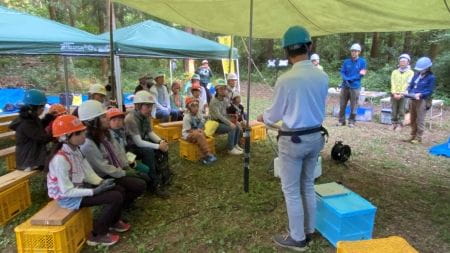 開会式前の集合