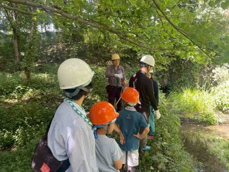 自然観察の様子