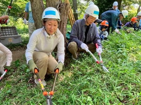 下草刈りの様子